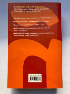 Dicionário Escolar Espanhol, Espanhol-Português, Português-Espanhol, Martins Fontes