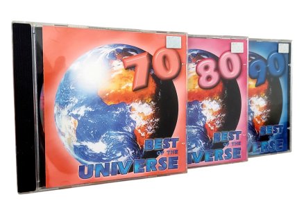 Cd Best Of The Universe. 3 Cds Anos 70, 80, 90. Encarte e Mídia sem Defeitos