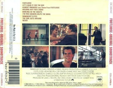 Cd Footloose, Original Soundtrack Of The Paramount Motion Picture