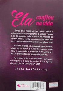 Ela Confiou na Vida, Zibia Gaparetto. Romance ditado pelo espírito Lucius