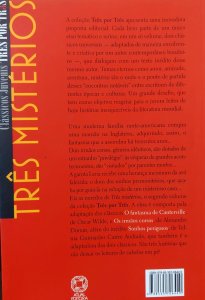 Três Mistérios, Clássicos Juvenis Três por Três. O Fantasma de Canterville, Oscar Wilde, Os Irmãos Corsos, Alexandre Dumas, Sonhos Perigosos, Telma Guimarães