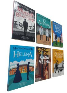 Kit com 6 Livros de Machado de Assis, Capa Mole