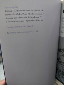Crônicas 3, Paulo Mendes Campos. Para Gostar de Ler, Editora Ática