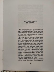 Temporais, Gibran Khalil Gibran