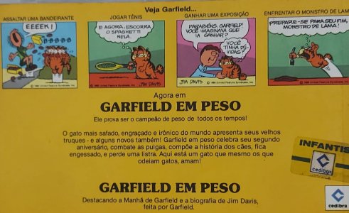 Garfield Em Peso, Jim Davis, Editora Cedibra
