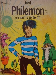 Philemon e o Náufrago do A, Fred, Editora Cedibra, Edição 1972, Formato Grande